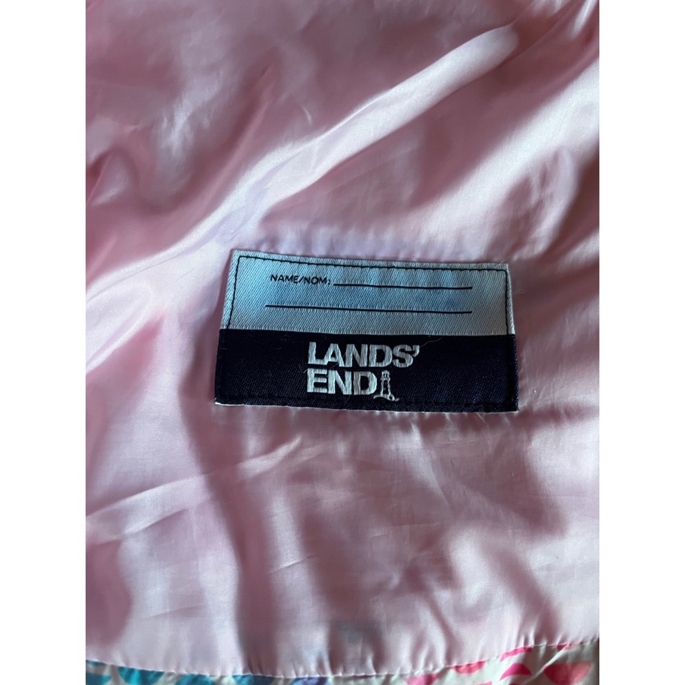 Lands' End Women's Multi Color Zip Front Down Puffer Vest - Size 2X 20W-22W - Picture 7 of 7